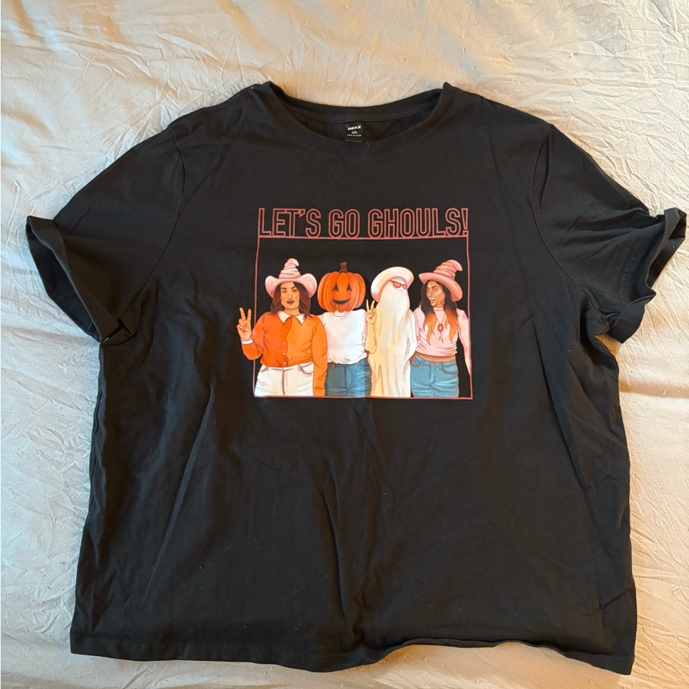 Black Halloween ‘Let’s Go Ghouls!’ T-Shirt